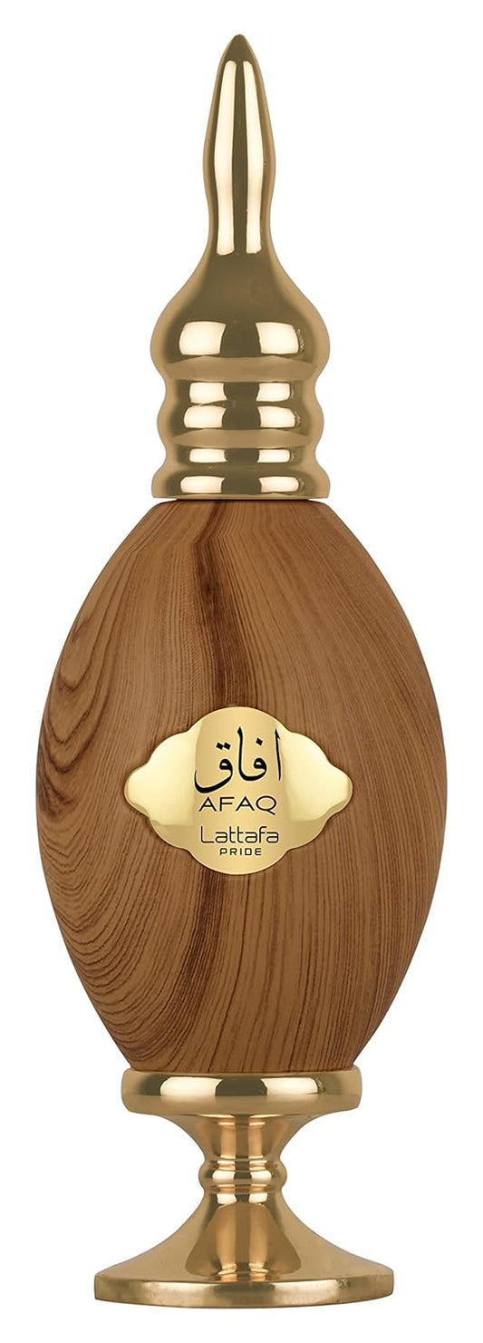 Lattafa Afaq Eau de Parfum 100 ml bottle – fruity floral fragrance with pear, cassis, vanilla, and musky creamy base