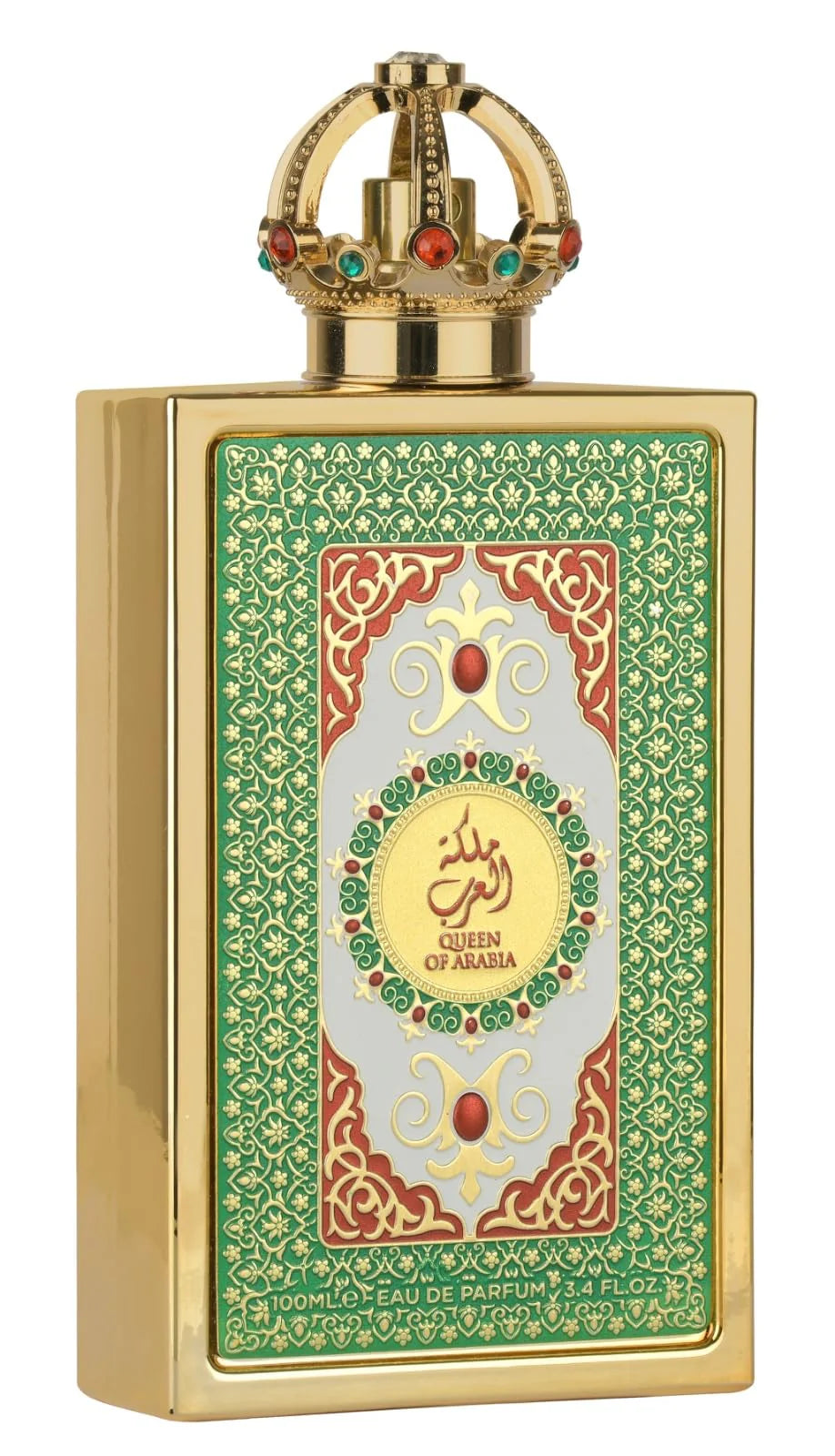 Lattafa Queen of Arabia Eau de Parfum 100 ml bottle – fruity floral fragrance with warm amber and soft musky base