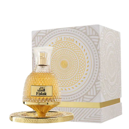 Nusuk Falak Eau de Parfum 100 ml bottle – bright citrus fragrance with soft florals and smooth woody musky base