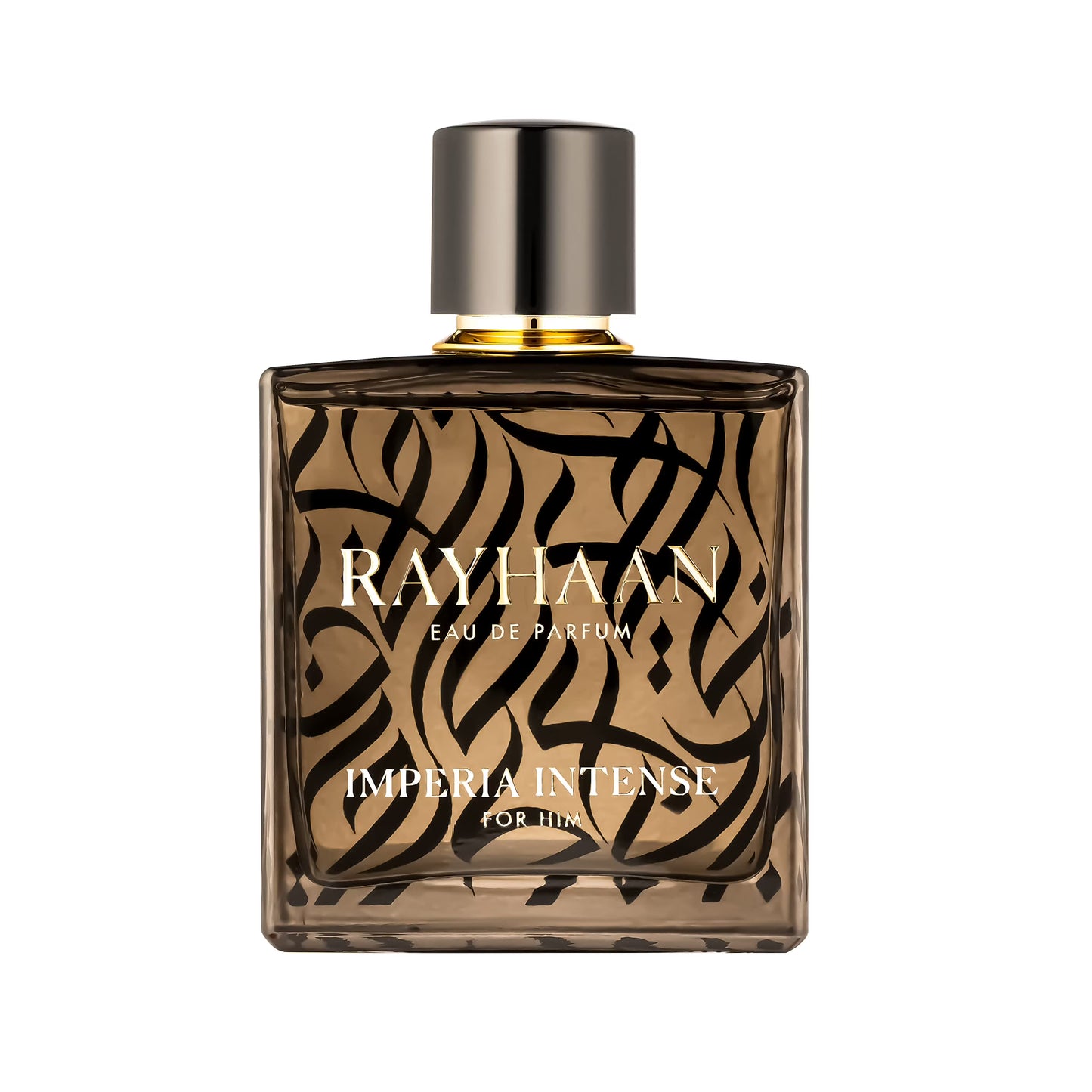 Rayhaan Imperia Intense Eau de Parfum 100 ml bottle – intense woody spicy fragrance with rich amber musk base.
