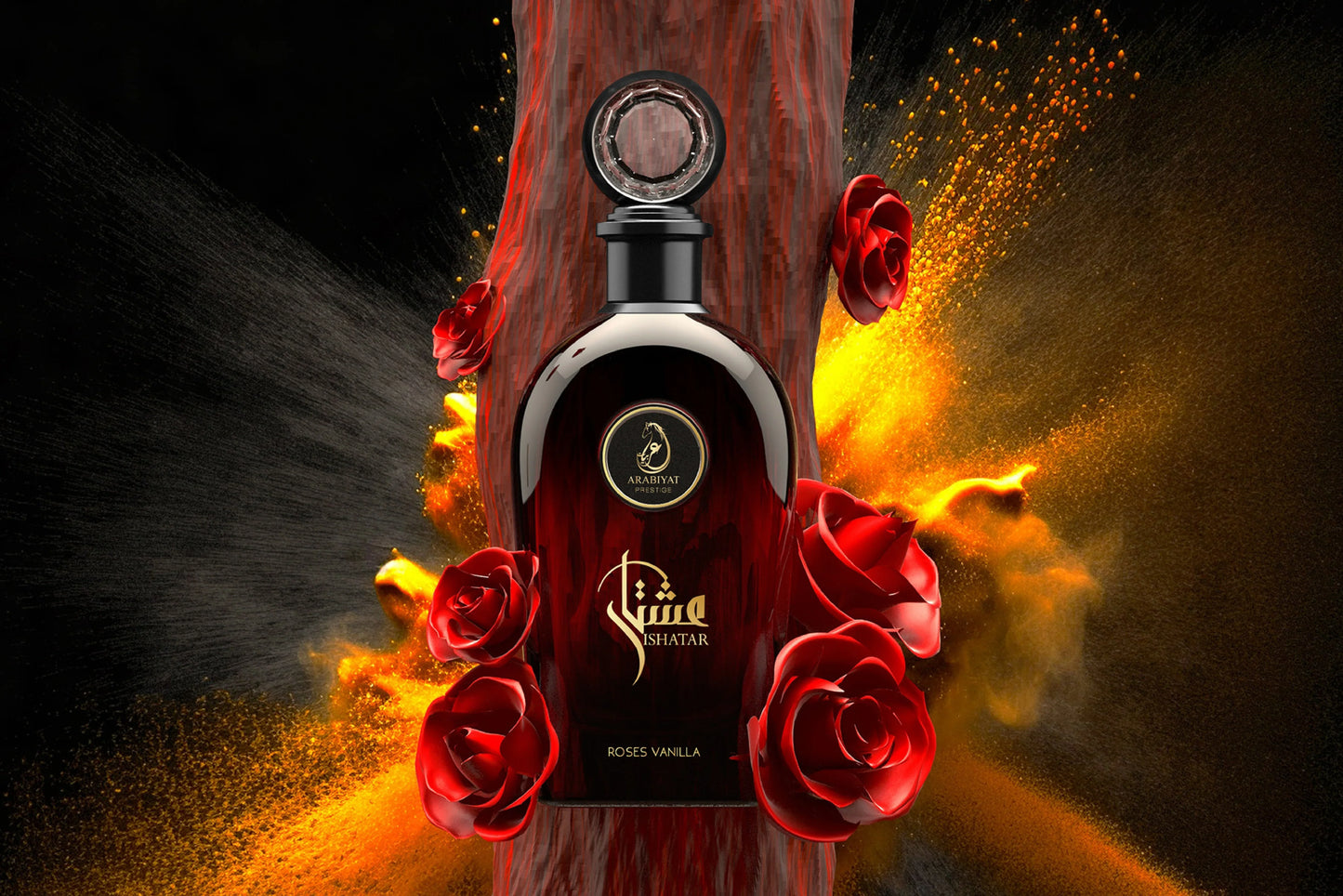 Arabiyat Prestige Ishatar Roses Vanilla Eau de Parfum 110 ml (3.7 oz) product image 5