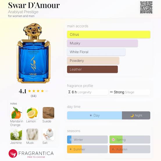 Arabiyat Prestige Swar D'Amour