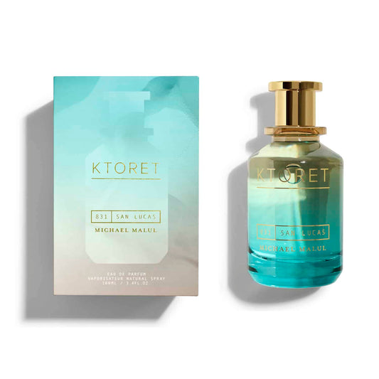 Michael Malul KTORET 831 San Lucas Eau de Parfum 100 ml bottle – bright citrus fragrance with aromatic herbs and smooth woody musk base