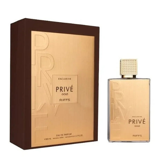 Riiffs Exclusive Prive Gold Unisex Eau de Parfum 80ml (2.7 oz)