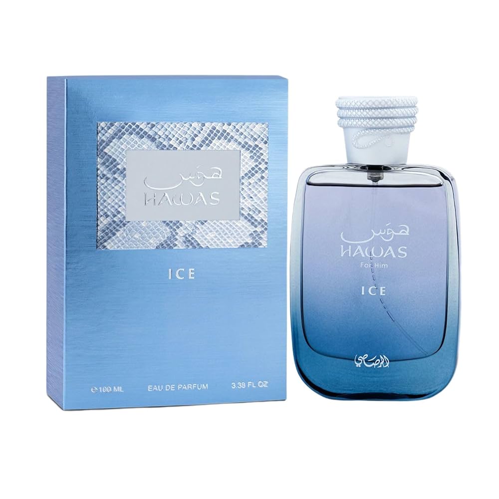 Hawas Ice by Rasasi Men's Eau de Parfum 100ml (3.4 oz) – Habibi