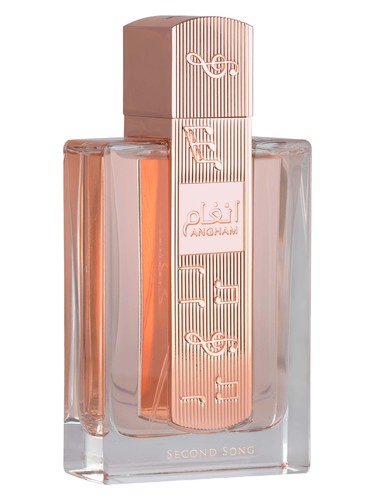Lattafa Angham Second Song Eau de Parfum 100 ml bottle – soft sweet floral fragrance with warm amber musky base