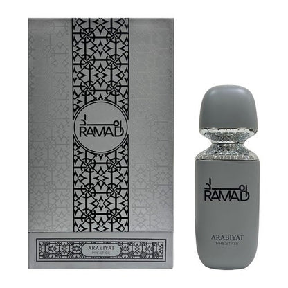 Arabiyat Prestige Ramad Eau de Parfum 100 ml bottle – smoky woody fragrance with warm amber and musky oriental base