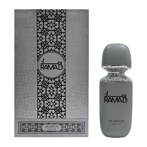 Arabiyat Prestige Ramad Eau de Parfum 100 ml bottle – smoky woody fragrance with warm amber and musky oriental base
