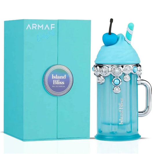 Armaf Island Bliss Eau de Parfum 100 ml bottle – creamy coconut tropical opening with smooth woody musk base