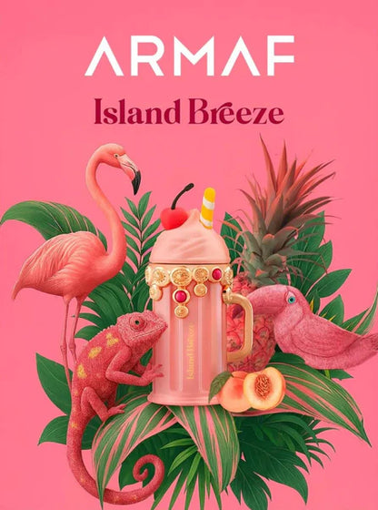 Armaf Island Breeze Eau de Parfum 100 ml bottle – fresh marine citrus opening with clean musk and smooth woody base