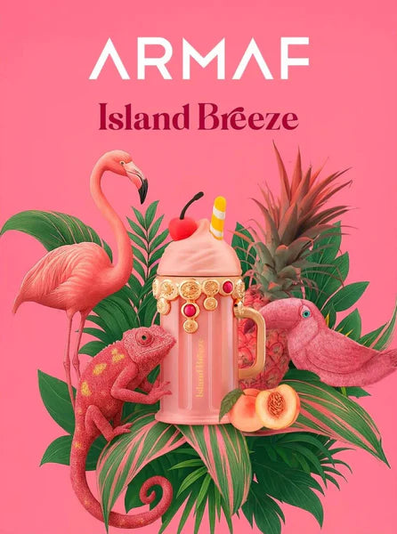 Armaf Island Breeze Eau de Parfum 100 ml bottle – fresh marine citrus opening with clean musk and smooth woody base