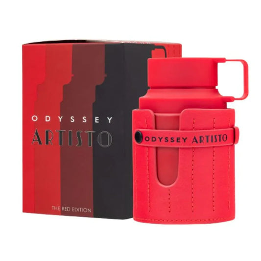 Armaf Odyssey Artisto Eau de Parfum 100 ml bottle – fresh citrus opening with woody amber heart and smooth musk base