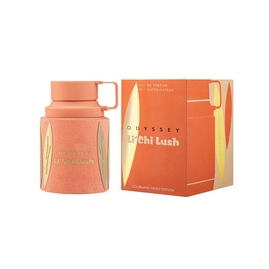 Armaf Odyssey Li'chi Lush Eau de Parfum 100 ml bottle – juicy lychee fragrance with soft florals and creamy vanilla musky base
