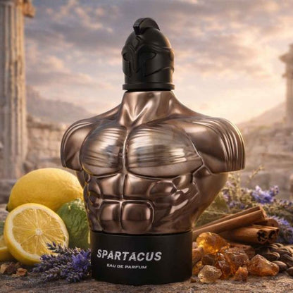 Armaf Spartacus Eau de Parfum 100 ml bottle – sweet spicy gourmand fragrance with vanilla praline and warm amber woody base