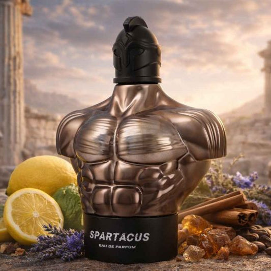 Armaf Spartacus Eau de Parfum 100 ml bottle – sweet spicy gourmand fragrance with vanilla praline and warm amber woody base