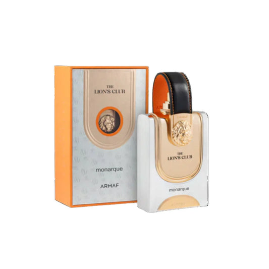 Armaf The Lion’s Club Monarque Eau de Parfum 100 ml bottle – warm spicy fragrance with rich woods and amber musky base