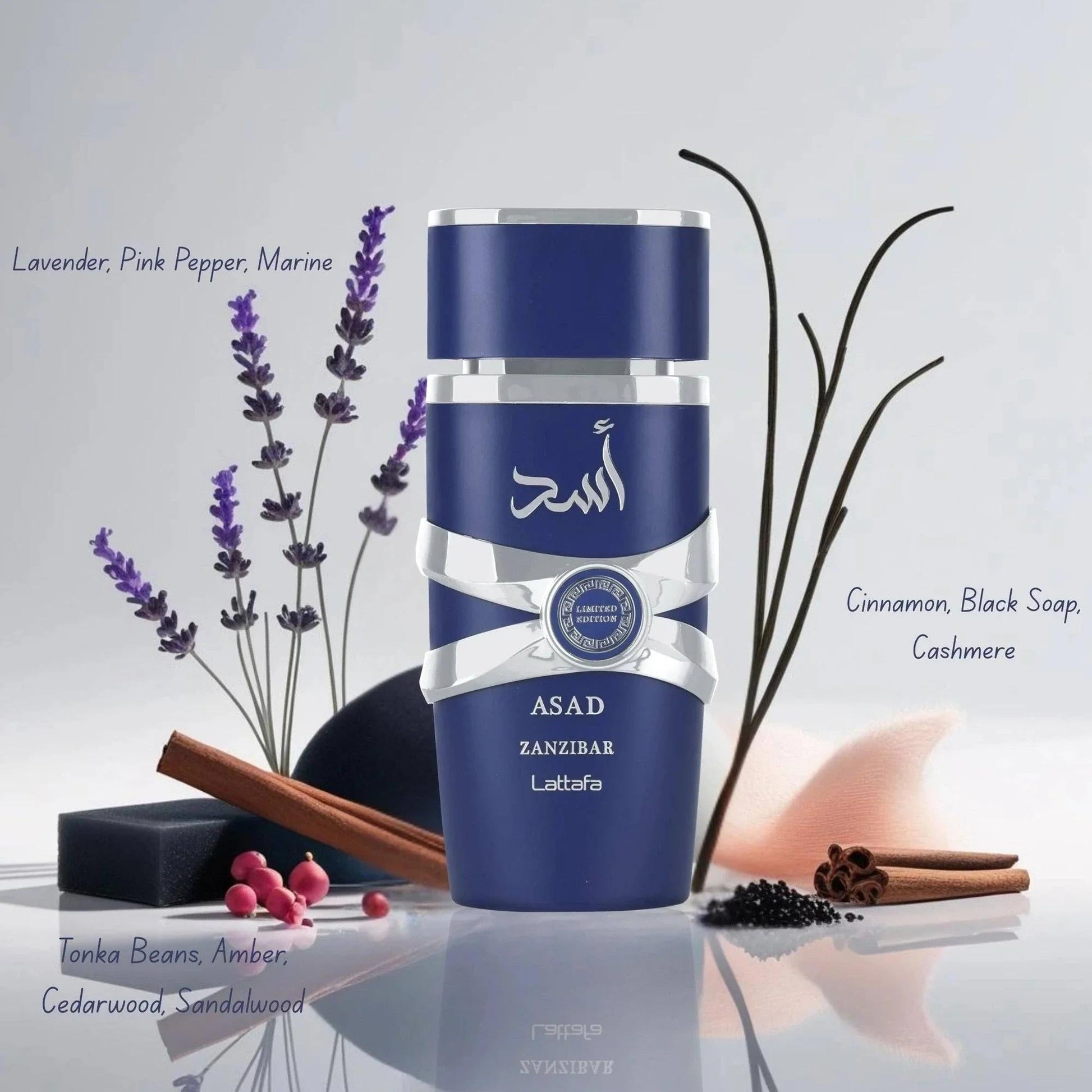 Lattafa Asad Zanzibar Limited Edition Eau de Parfum 100 ml (3.4 oz) product image 2