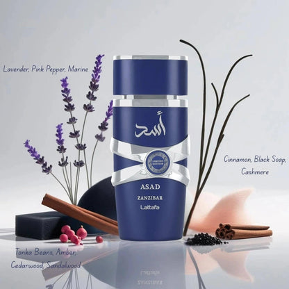 Lattafa Asad Zanzibar Limited Edition Eau de Parfum 100 ml (3.4 oz) product image 2