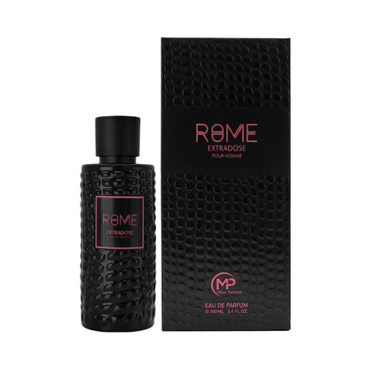 Bharara Rome Extradose Eau de Parfum 100 ml bottle – fresh citrus fragrance with aromatic herbs and smooth woody musky base