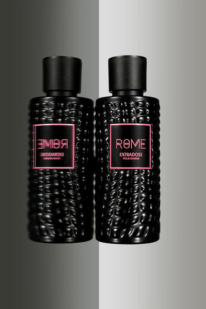 Bharara Rome Extradose Eau de Parfum 100 ml bottle – fresh citrus fragrance with aromatic herbs and smooth woody musky base