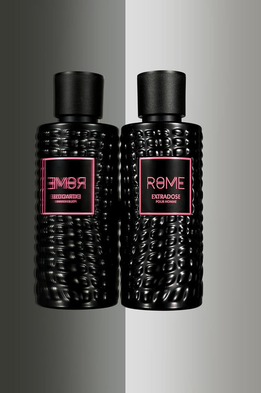 Bharara Rome Extradose Eau de Parfum 100 ml bottle – fresh citrus fragrance with aromatic herbs and smooth woody musky base