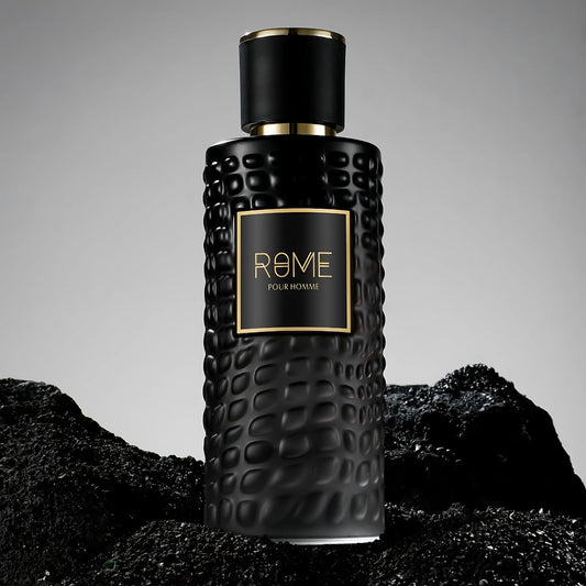 Bharara Rome Pour Homme Eau de Parfum 100 ml bottle – fresh citrus fragrance with aromatic herbs and smooth woody musky base