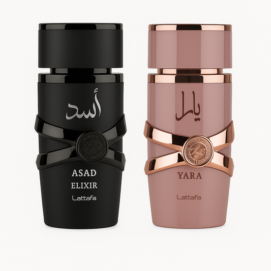 Lattafa Asad Elixir & Yara Elixir Duo Set 2 × 100 ml (Men’s + Women’s)