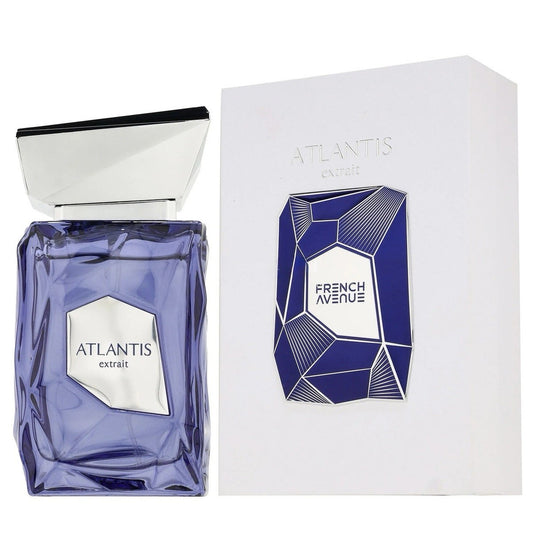 French Avenue Atlantis Extrait de Parfum 100 ml bottle – citrus opening with watermelon coconut heart and amberwood cacao base