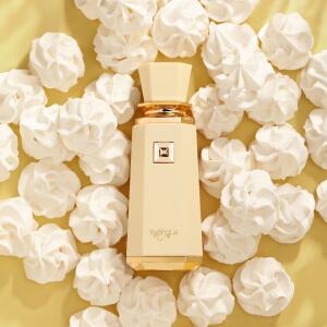 French Avenue Meringue Eau de Parfum 100 ml bottle – citrus woody fragrance with suede, sandalwood, vanilla, and musky amber base