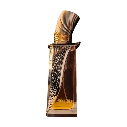 French Avenue Obsidian Extrait de Parfum 100 ml bottle – citrus aldehydic opening with cognac caramel heart and amber woody base