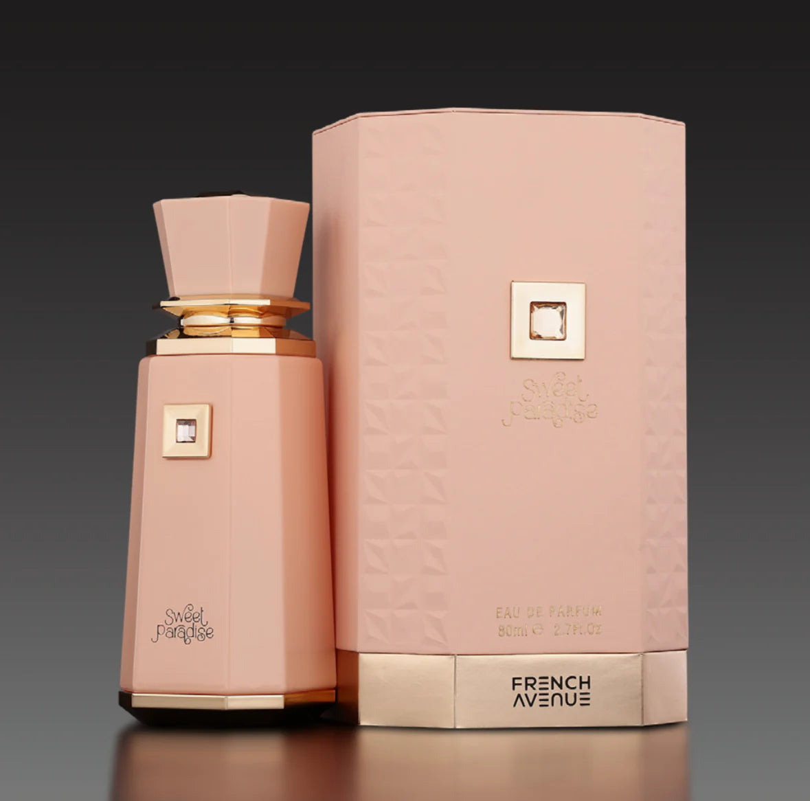 French Avenue Sweet Paradise Eau de Parfum 100 ml bottle – sweet fruity gourmand fragrance with creamy vanilla and soft musky base