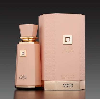 French Avenue Sweet Paradise Eau de Parfum 100 ml bottle – sweet fruity gourmand fragrance with creamy vanilla and soft musky base