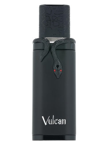 French Avenue Vulcan Black Friday Eau de Parfum 100 ml bottle – saffron apple cinnamon opening with leather rose heart and earthy patchouli musk base