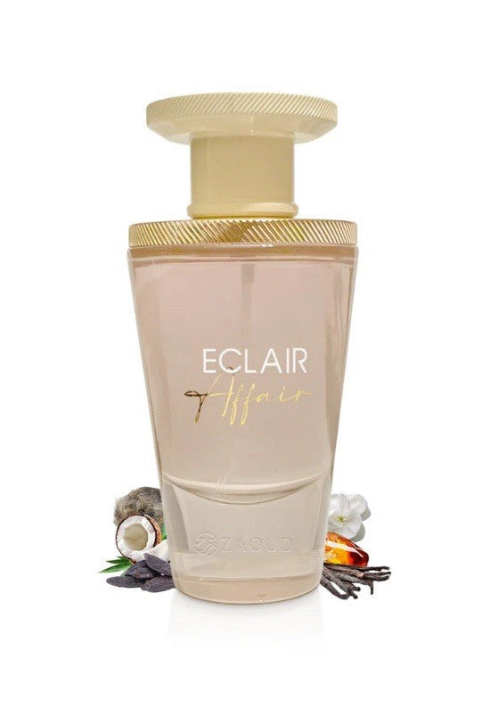 French Avenue Éclair Affair Eau de Parfum 100 ml bottle – creamy vanilla caramel fragrance with soft musky base