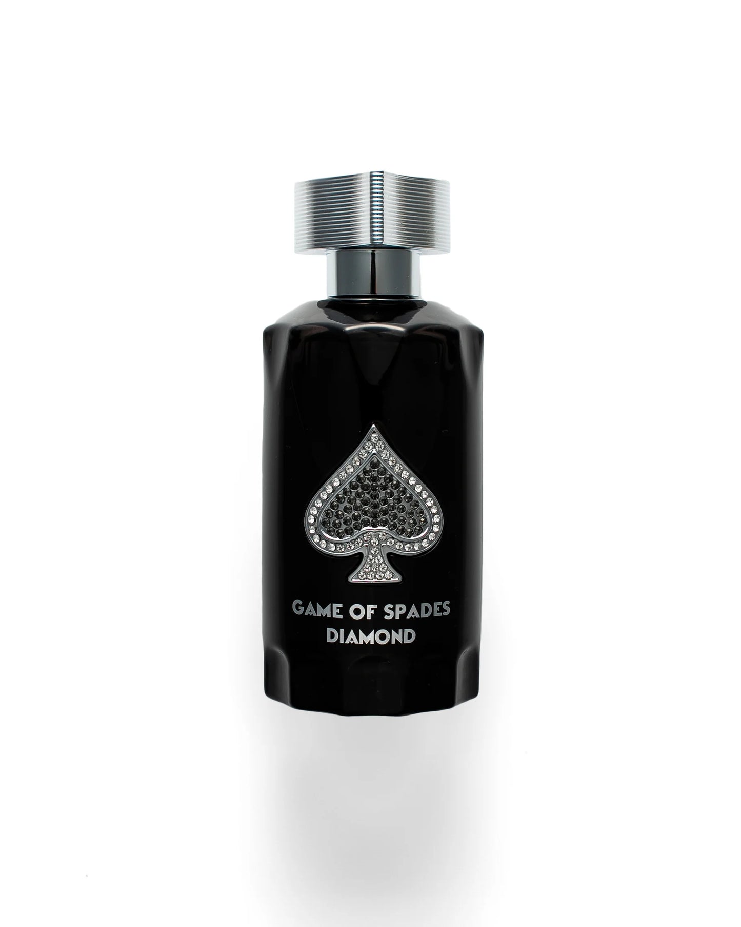 Jo Milano Game of Spades Diamond Eau de Parfum 100 ml bottle – fresh citrus opening with aromatic floral heart and smooth woody amber base