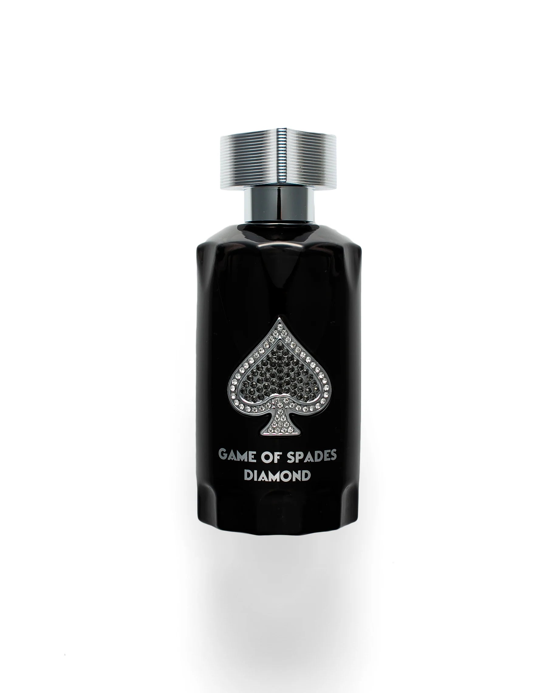 Jo Milano Game of Spades Diamond Eau de Parfum 100 ml bottle – fresh citrus opening with aromatic floral heart and smooth woody amber base