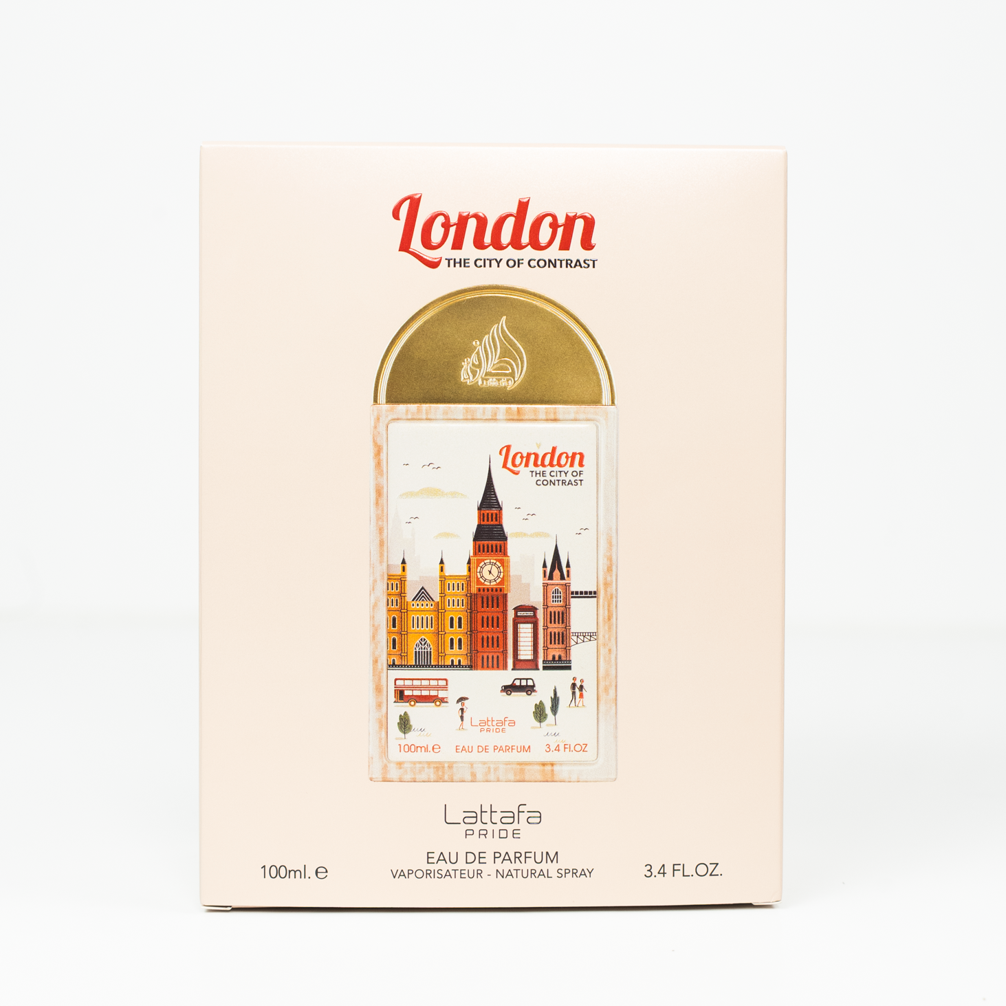 Lattafa Pride London The City of Contrast Eau de Parfum 100 ml (3.4 oz) product image 5
