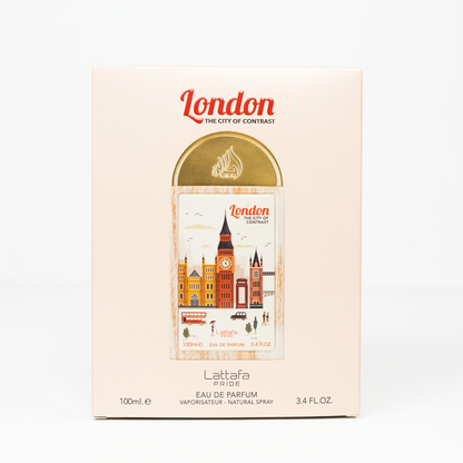 Lattafa Pride London The City of Contrast Eau de Parfum 100 ml (3.4 oz) product image 5