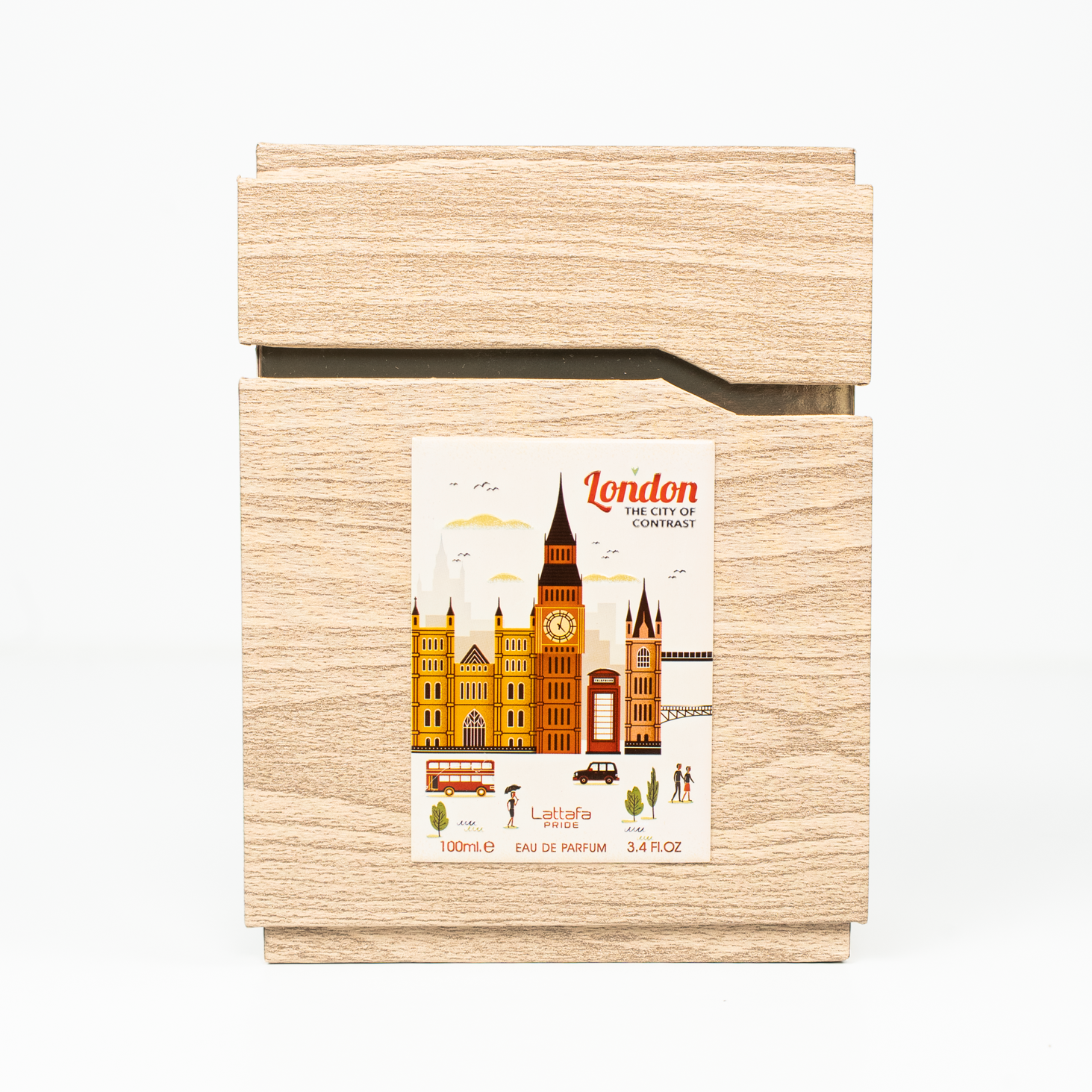 Lattafa Pride London The City of Contrast Eau de Parfum 100 ml (3.4 oz) product image 4
