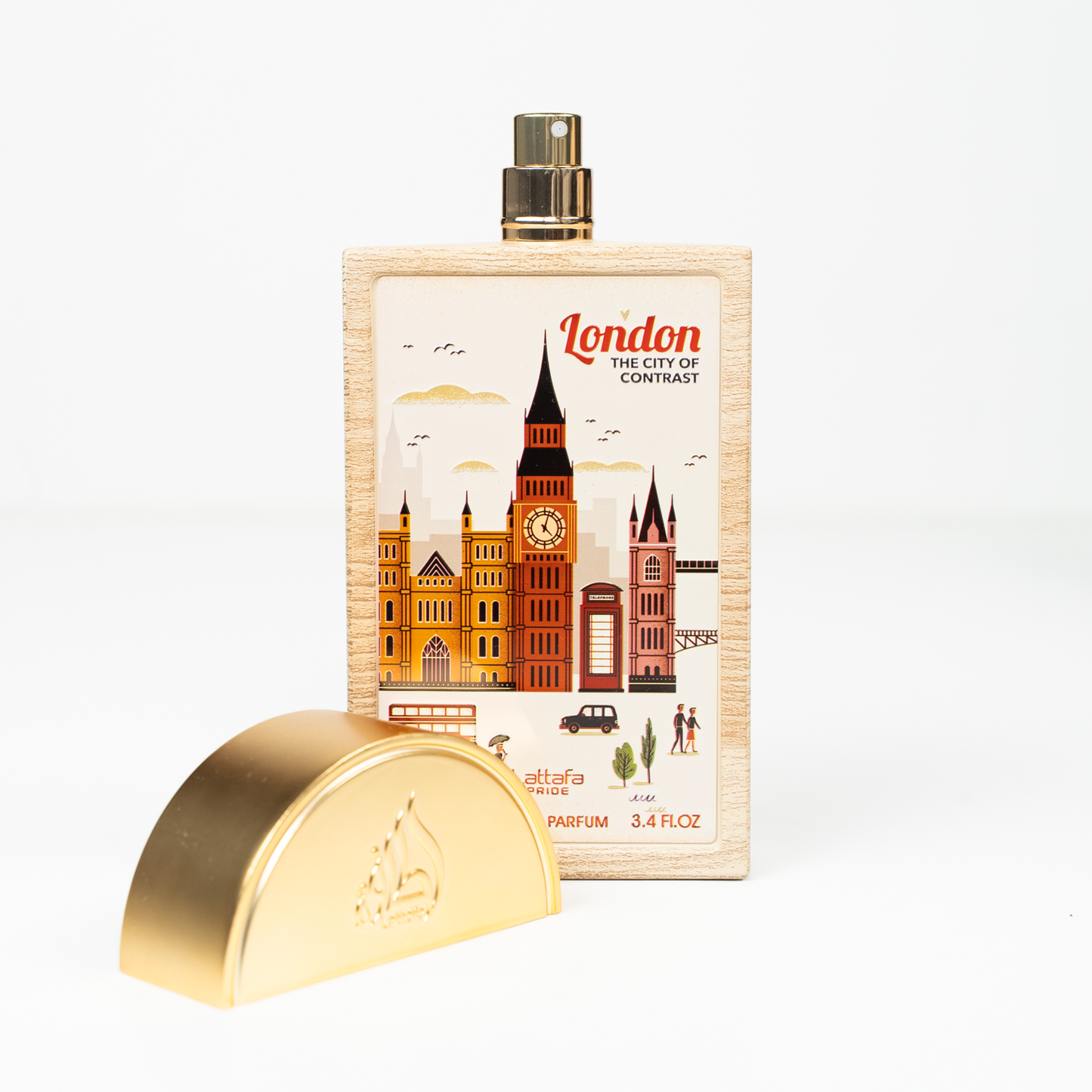 Lattafa Pride London The City of Contrast Eau de Parfum 100 ml (3.4 oz) product image 2