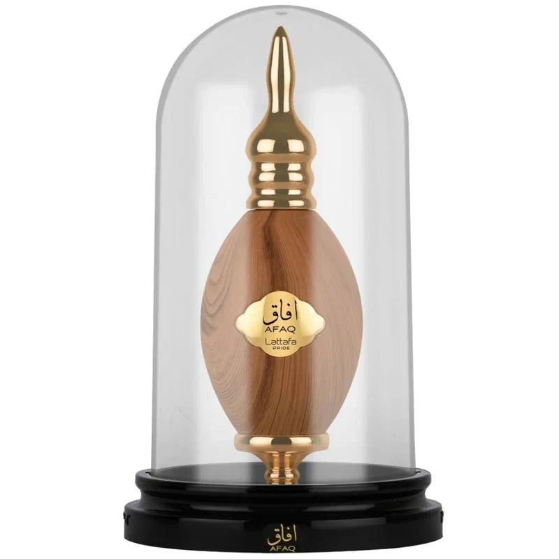 Lattafa Afaq Eau de Parfum 100 ml bottle – fruity floral fragrance with pear, cassis, vanilla, and musky creamy base