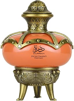 Lattafa Durrah Eau de Parfum 100 ml bottle – fruity floral fragrance with bergamot, jasmine, rose, and creamy vanilla musky base
