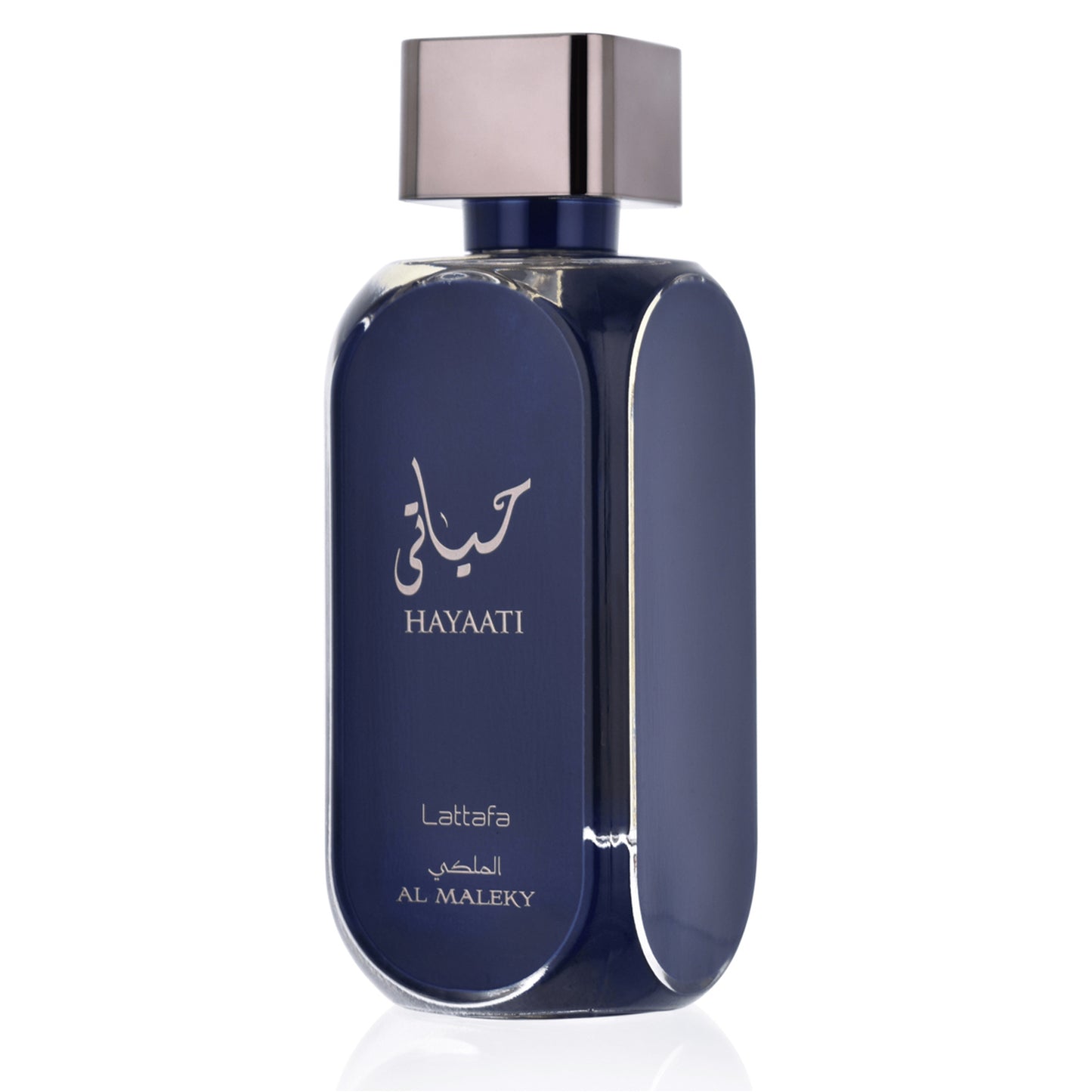 Lattafa Hayaati Al Maleky Eau de Parfum 100 ml bottle – fresh spicy woody fragrance with bergamot, incense, cedarwood, amber, and musky base