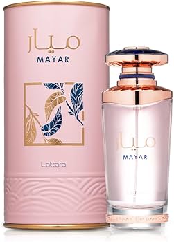 Lattafa Mayar Women 100 ml (3.4 oz) bottle – sweet berries white floral top over a clean musky amber fresh base.