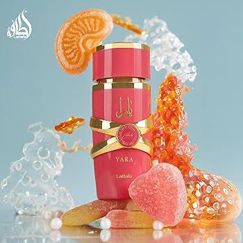 Lattafa Yara Candy Eau de Parfum 100 ml bottle – sweet fruity candy fragrance with creamy vanilla and soft musky base