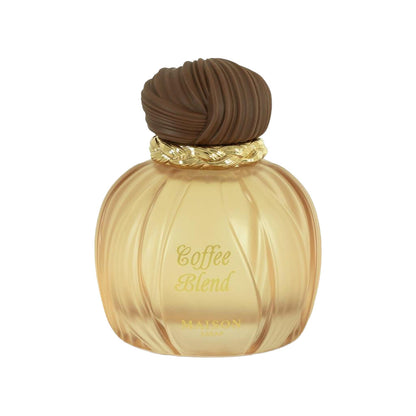Maison Asrar Coffee Blend Eau de Parfum 100 ml bottle – coffee gourmand fragrance with vanilla, amber, woods, and creamy musky base