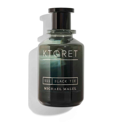 Michael Malul K’TORÊT 511 Black Tie Eau de Parfum 100 ml bottle – warm spicy fragrance with smooth woods and amber musk base