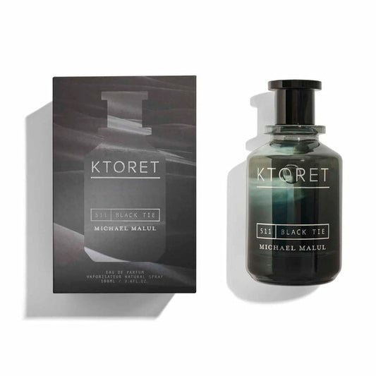 Michael Malul K’TORÊT 511 Black Tie Eau de Parfum 100 ml bottle – warm spicy fragrance with smooth woods and amber musk base