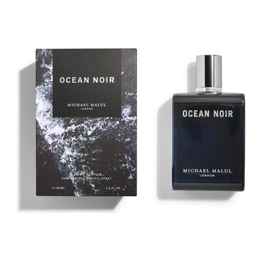 Michael Malul Ocean Noir Eau de Parfum 100 ml bottle – fresh marine citrus fragrance with aromatic herbs and woody amber base