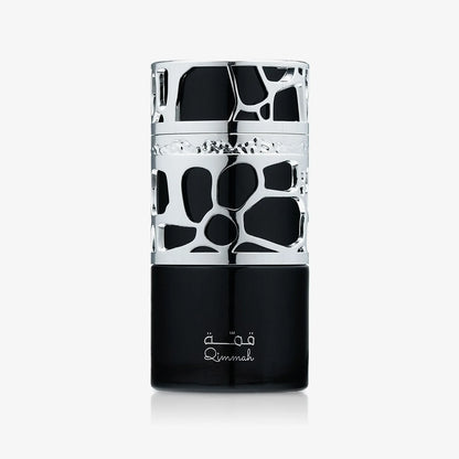 Lattafa Qimmah for Men Eau de Parfum 100 ml bottle – fresh aromatic fragrance with citrus, lavender, and woody amber base